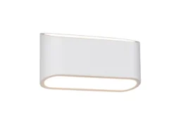 Wandleuchte SEPANTA aus Gips mit Up and Down Lichteffekt, Breite 23cm