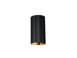 Wandleuchte SOKA mit Up and Down Lichteffekt, Metall Schwarz, Höhe 18cm