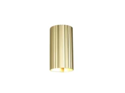 Wandleuchte SOKA mit Up and Down Lichteffekt, Metall Gold, Höhe 18cm
