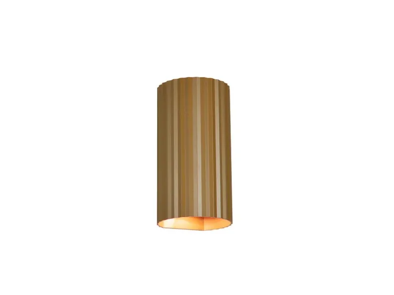 Wandleuchte SOKA mit Up and Down Lichteffekt, Metall Coffee, Höhe 18cm