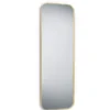 Wandspiegel BRITNEY Ganzkörperspiegel Metall Rahmen Gold 50x150 cm