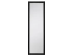 Wandspiegel JULIETTE Ganzköperspiegel Alluminium Rahmen Schwarz 50 x 150cm