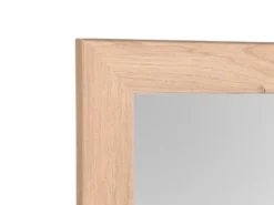 Wandspiegel KIM rechteckig mit Rahmen in Holz Dekor 48 x 68cm