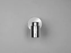 Wandstrahler Badezimmerlampe ANGELO Silber Chrom, Höhe 15,5cm