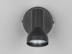 Wandstrahler CANTAR Metall Schwarz, Spot schwenkbar, Breite 8cm