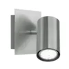 Wandstrahler MARLEY Silber, GU10-Sockel, Breite 12cm