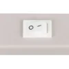 Wandstrahler TARYN Coffee / Grau mit Schalter, Breite 6cm