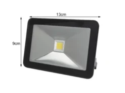10 Watt LED Strahler ALU, 4000 Kelvin Neutralweiß, IP65, 9x13cm