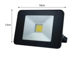 20 Watt LED Strahler Bewegungsmelder & Fernbedienung, 4000 Kelvin, IP65, 13x18cm