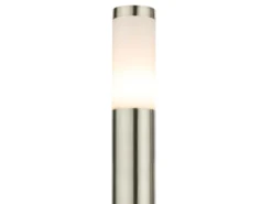 Wegeleuchte BOSTON aus Edelstahl in Silber, Höhe 110cm
