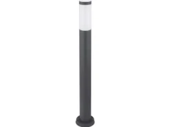 Wegeleuchte BOSTON aus Edelstahl in Anthrazit & Opal, Höhe 80cm