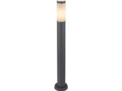 Wegeleuchte BOSTON aus Edelstahl in Anthrazit & Opal, Höhe 80cm