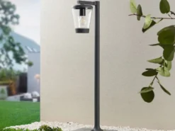 Wegeleuchte CAVADO Laterne aus Aluminium Anthrazit, Höhe 100cm