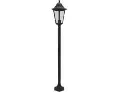 Wegeleuchte CLASSICO Gartenlaterne im Landhausstil, Schwarz, Höhe 125cm
