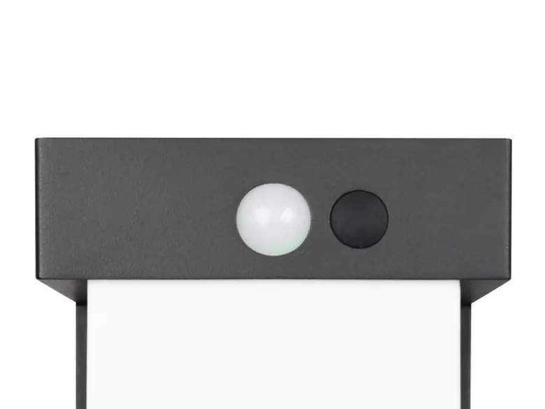 Wegeleuchte COLOMBO mit Solar und Strom, Hybrid mit Bewegungsmelder H: 100cm