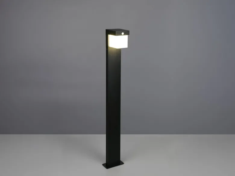 Wegeleuchte COLOMBO mit Solar und Strom, Hybrid mit Bewegungsmelder H: 100cm