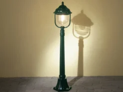 Wegeleuchte PARMA Gartenlaterne im Landhausstil, Grün Höhe 118cm