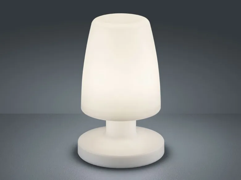 Wiederaufladbare Akku LED Tischleuchte DORA für draußen, Höhe 20cm