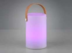 Wiederaufladbare Akku LED Tischleuchte ARUBA mit Farbwechsel, Höhe 20cm