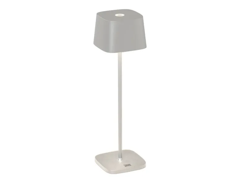 Wiederaufladbare LED Outdoor Akku Tischleuchte CAPRI dimmbar in Weiß, Höhe 36cm